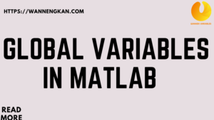 Matlab global Variables