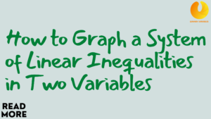 Linear inequality in two Variables